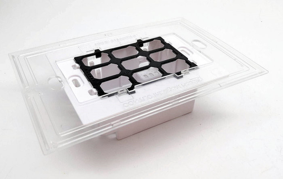 Fabricantes de moldes plásticos transparentes de dos placas S50C DME